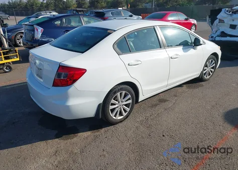 2012 Honda Civic Ex-L из США, поврежденный, VIN 2HGFB2F94CH598973